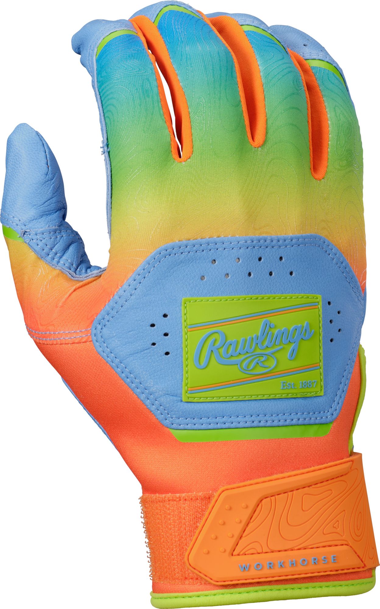 Rawlings Adult Workhorse Funburst Batting Gloves product image
