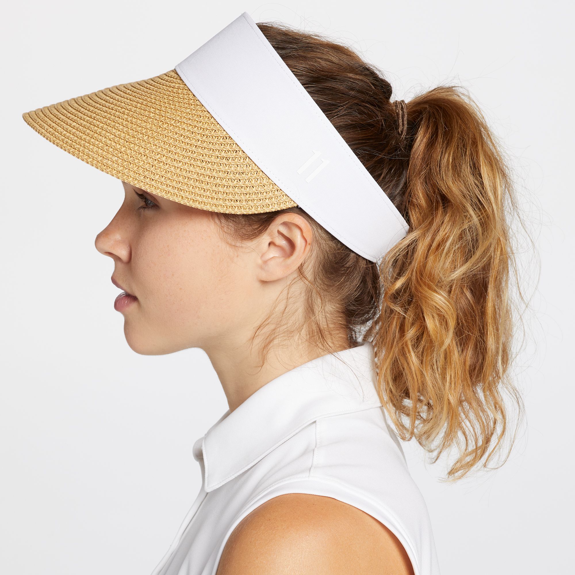 Walter Hagen Women's Adjustable Straw Golf Visor product image