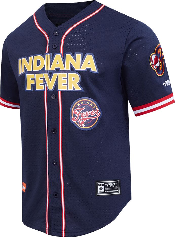 Pro Standard Men's Indiana Fever Mesh Navy Button-Down Jersey product image
