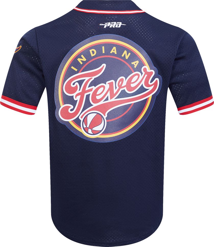 Pro Standard Men's Indiana Fever Mesh Navy Button-Down Jersey product image