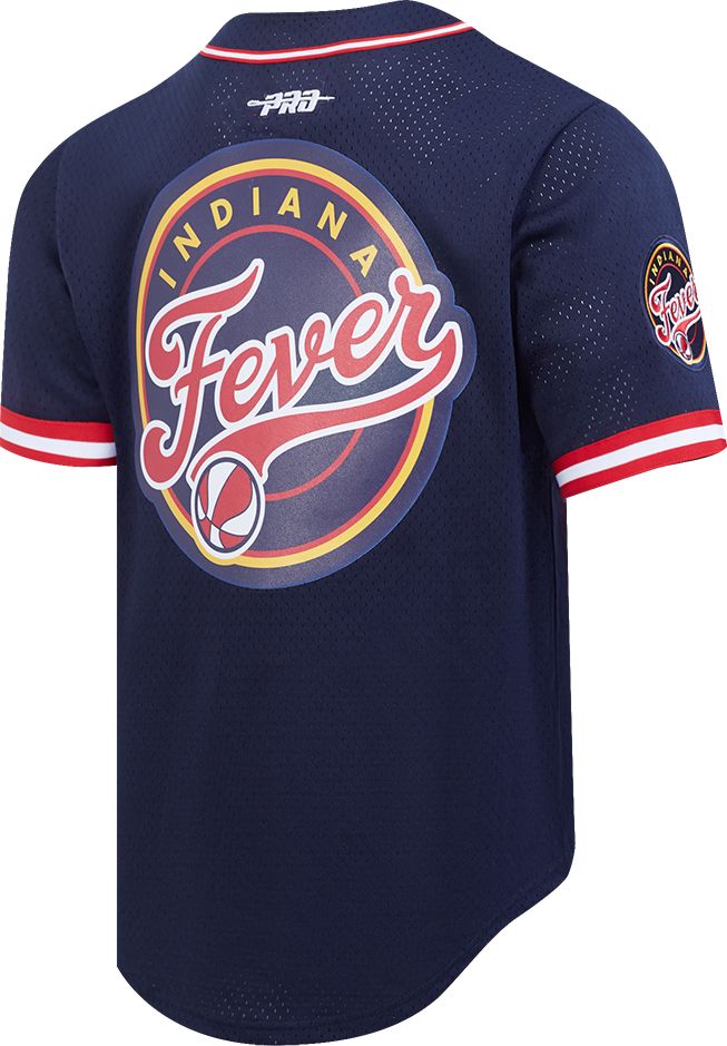Pro Standard Men's Indiana Fever Mesh Navy Button-Down Jersey product image