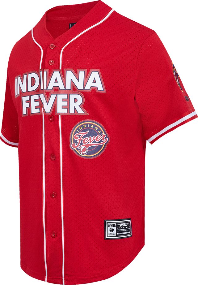 Pro Standard Men's Indiana Fever Mesh Red Button-Down Jersey product image