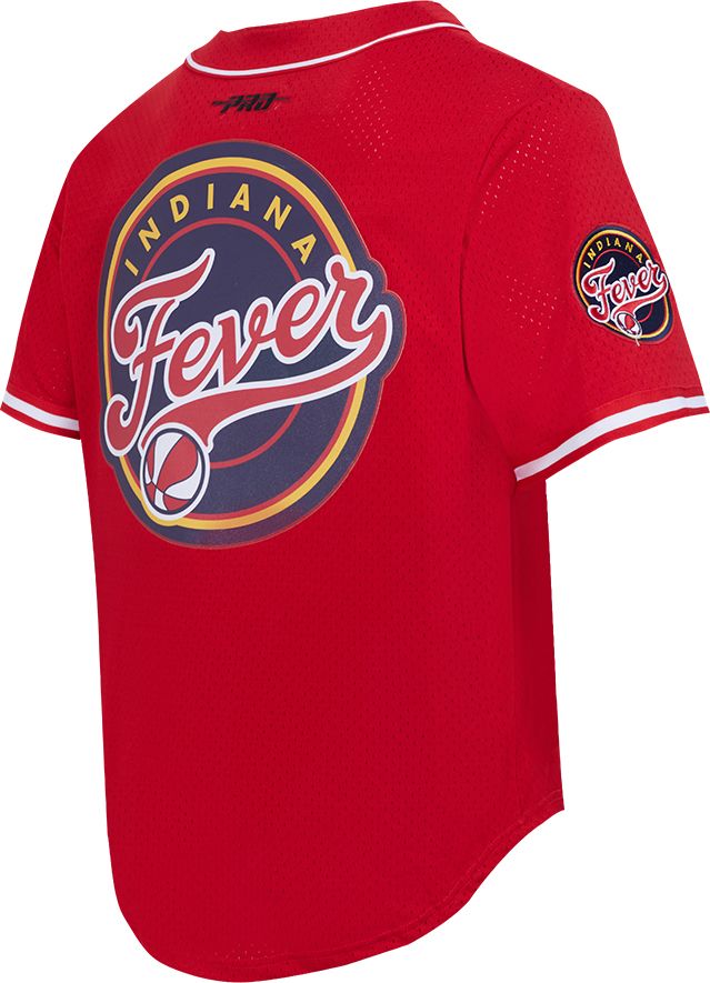 Pro Standard Men's Indiana Fever Mesh Red Button-Down Jersey product image