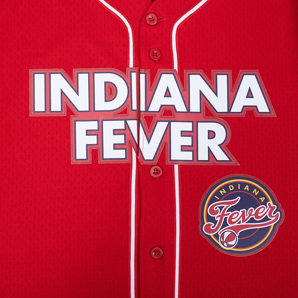 Pro Standard Men's Indiana Fever Mesh Red Button-Down Jersey product image