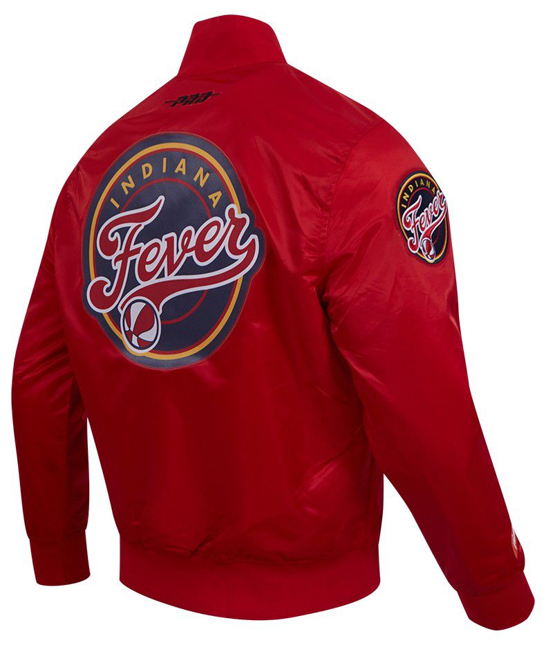 Pro Standard Men's Indiana Fever Red Chenille Satin Jacket product image