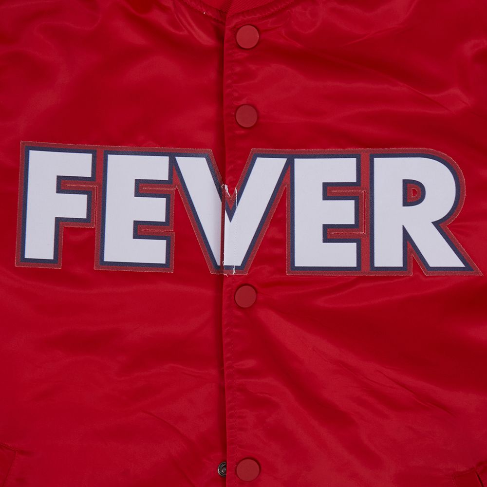 Pro Standard Men's Indiana Fever Red Chenille Satin Jacket product image