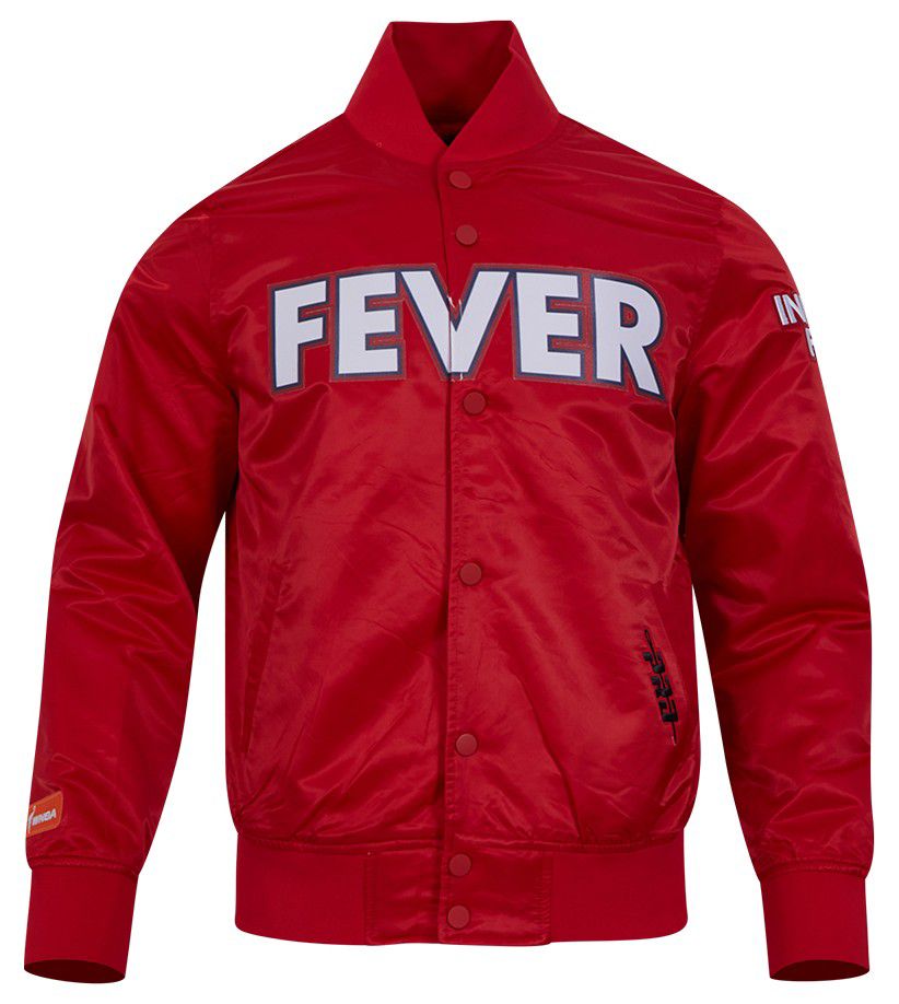 Pro Standard Men's Indiana Fever Red Chenille Satin Jacket product image