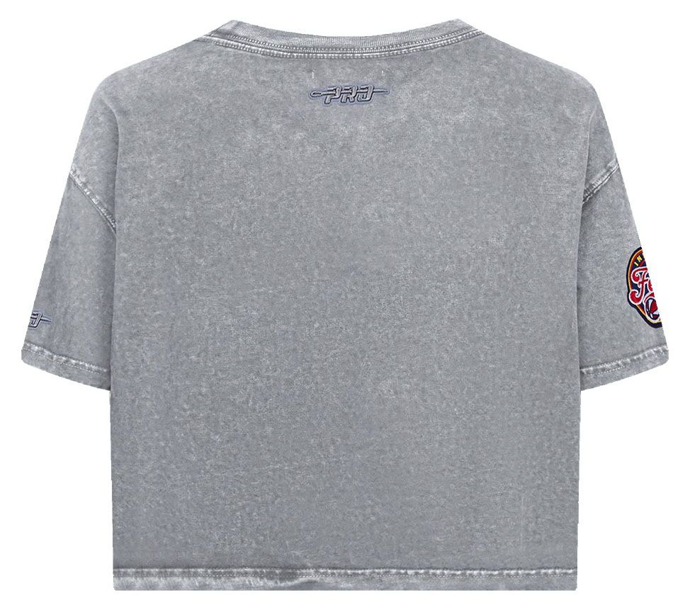 Pro Standard Women's Indiana Fever Washed Grey Washed Jewel Boxy T-Shirt product image