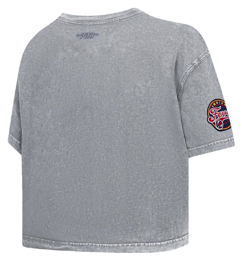Pro Standard Women's Indiana Fever Washed Grey Washed Jewel Boxy T-Shirt product image