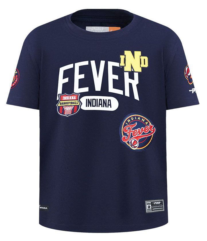 Pro Standard Youth Indiana Fever Navy Letterman T-Shirt product image