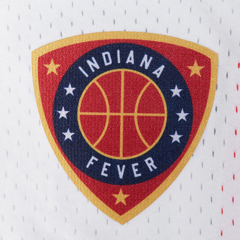Pro Standard Youth Indiana Fever White Letterman Button Down Shirt product image