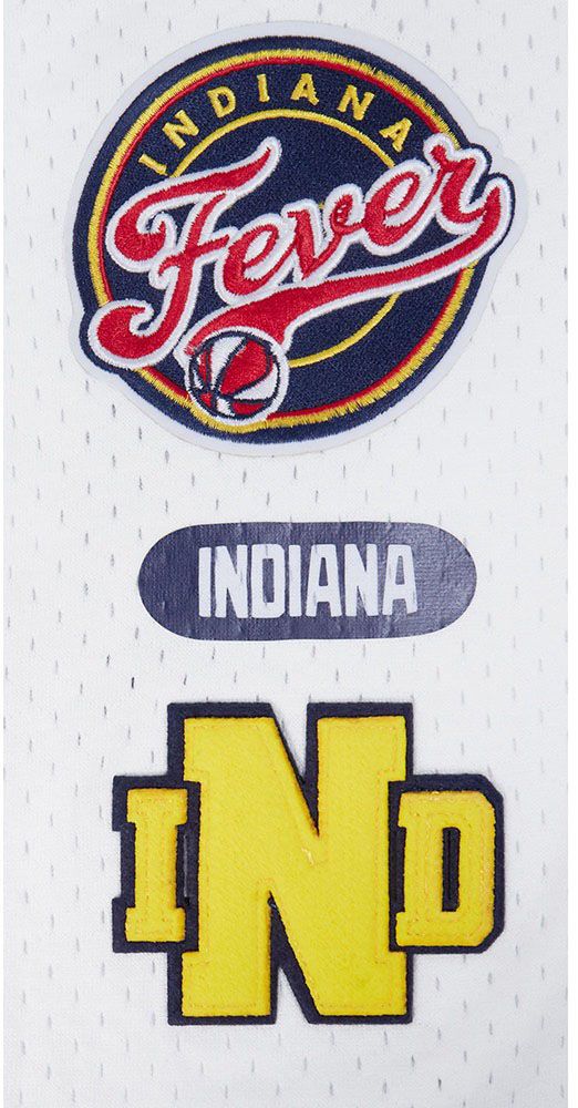 Pro Standard Youth Indiana Fever White Letterman Button Down Shirt product image