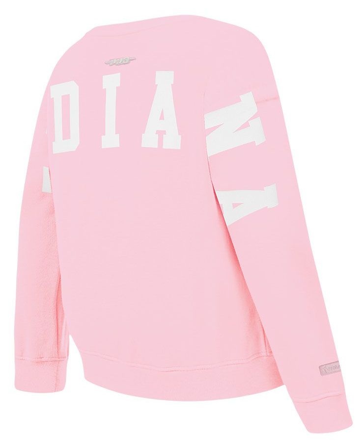 Pro Standard Girls' Indiana Fever Pink Wingspan Drop Shoulder Crewneck Sweatshirt product image
