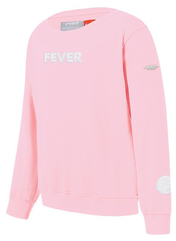 Pro Standard Girls' Indiana Fever Pink Wingspan Drop Shoulder Crewneck Sweatshirt product image