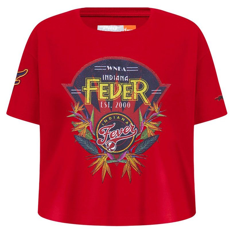 Pro Standard Girls' Indiana Fever Red Paradise Boxy T-Shirt product image