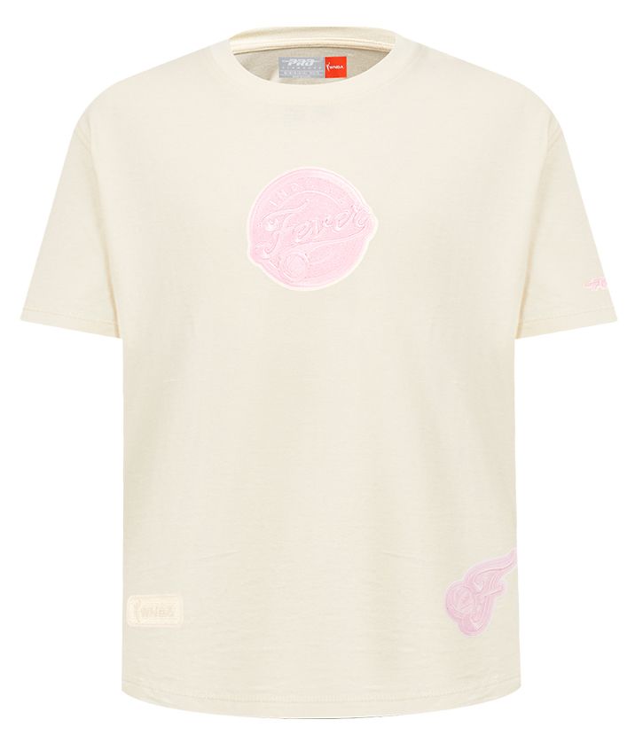 Pro Standard Girls' Indiana Fever Eggshell Wingspan Boxy T-Shirt product image