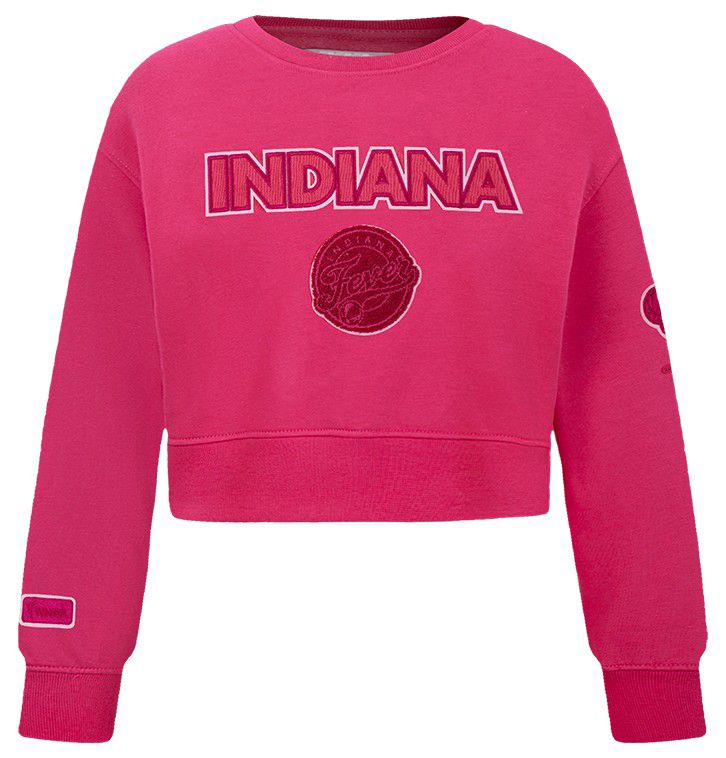 Pro Standard Girls' Indiana Fever Triple Pink Crewneck Sweatshirt product image
