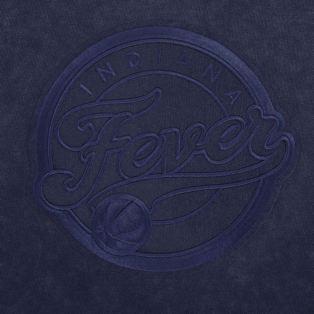 Pro Standard Women's Indiana Fever Washed Navy Washed Fleece Crewneck Sweatshirt product image