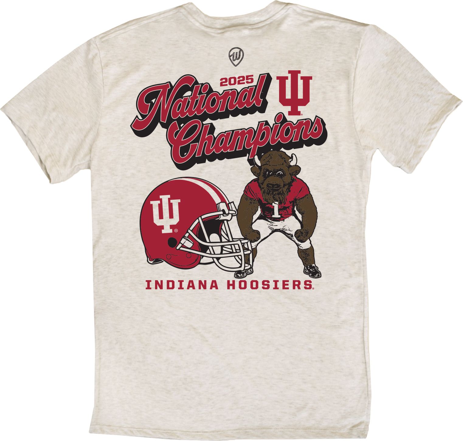 Where I'm From Adult Indiana Hoosiers 2-Hit 2025-26 CFP National Champions T-Shirt product image