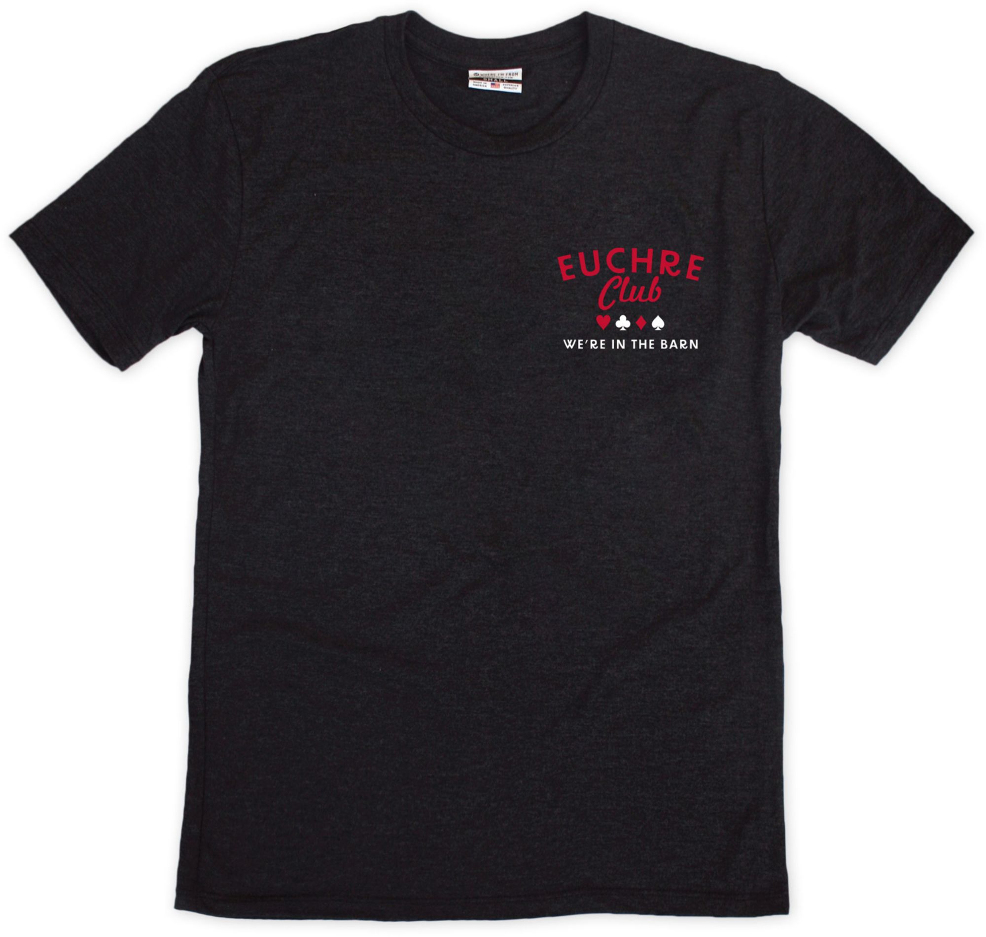 Where I'm From Men's Euchre Club Graphic Short Sleeve T-Shirt product image