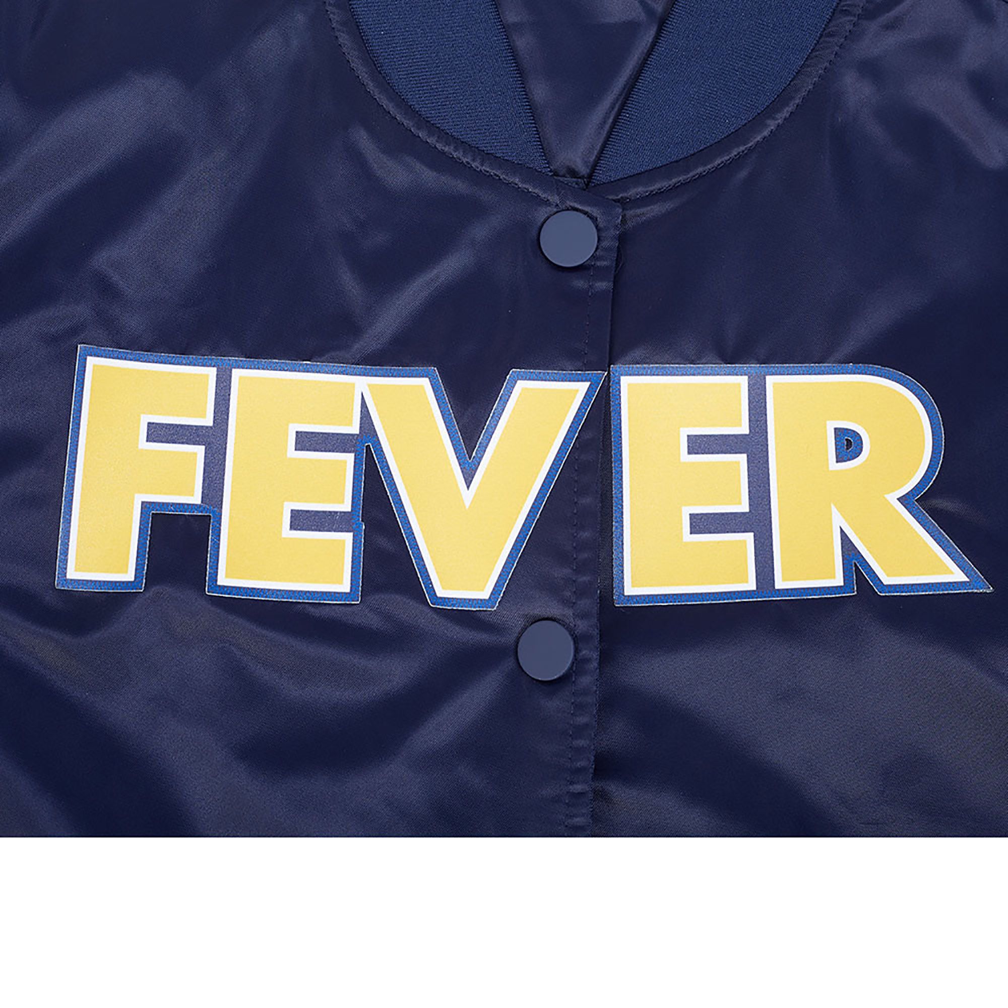 Pro Standard Women's Indiana Fever Navy Chenille Satin Jacket product image