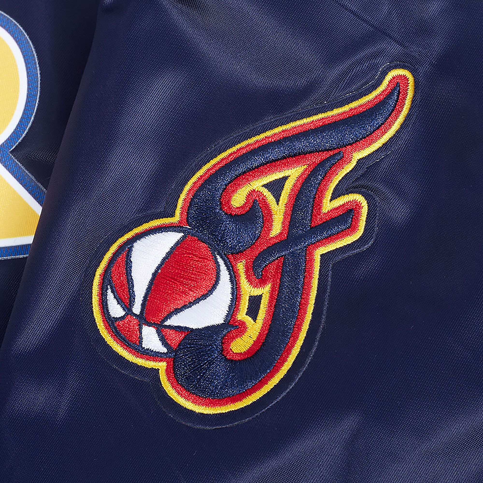 Pro Standard Women's Indiana Fever Navy Chenille Satin Jacket product image