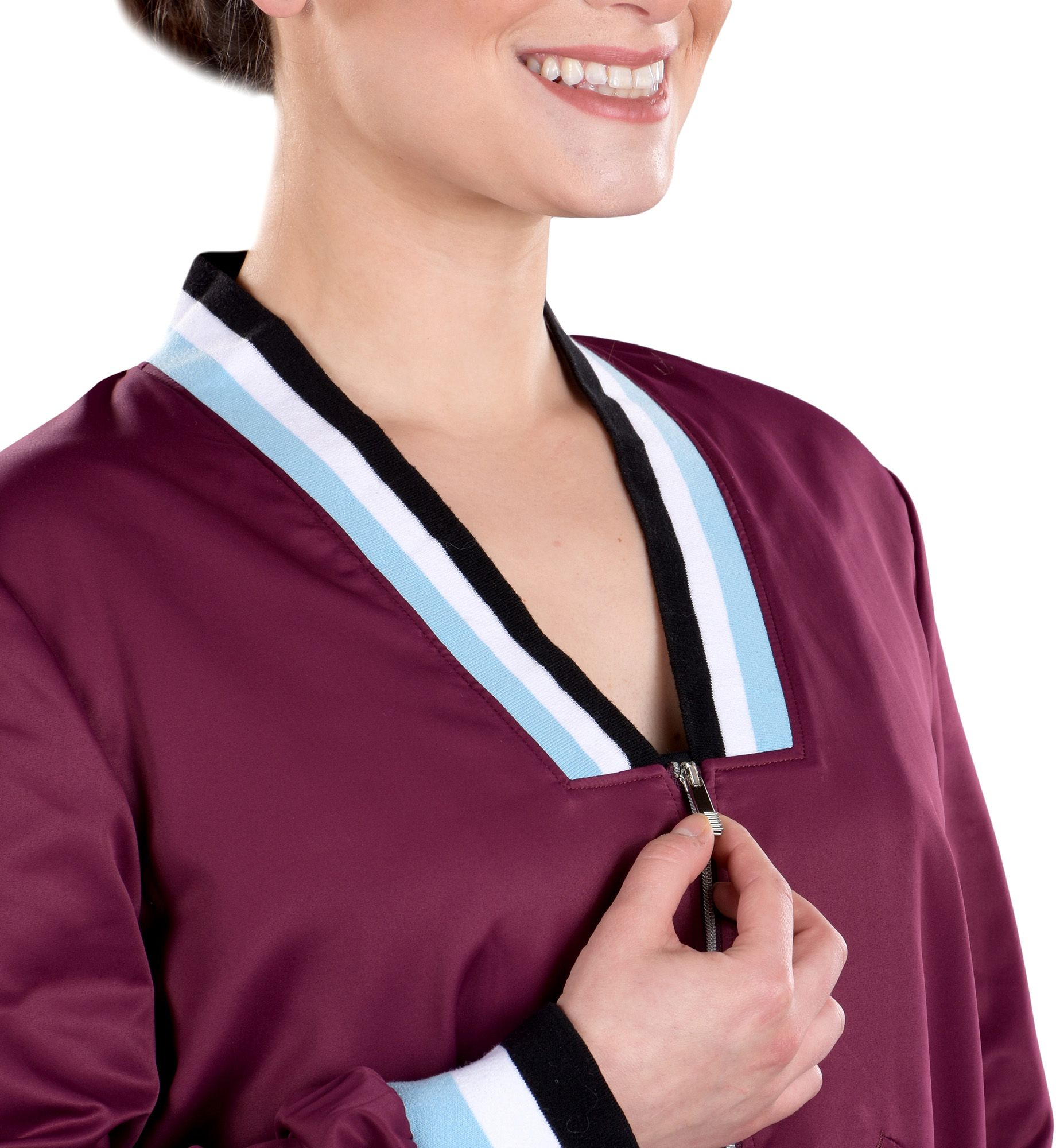 SwingDish Women's Berlin Full-Zip Golf Bomber Jacket product image