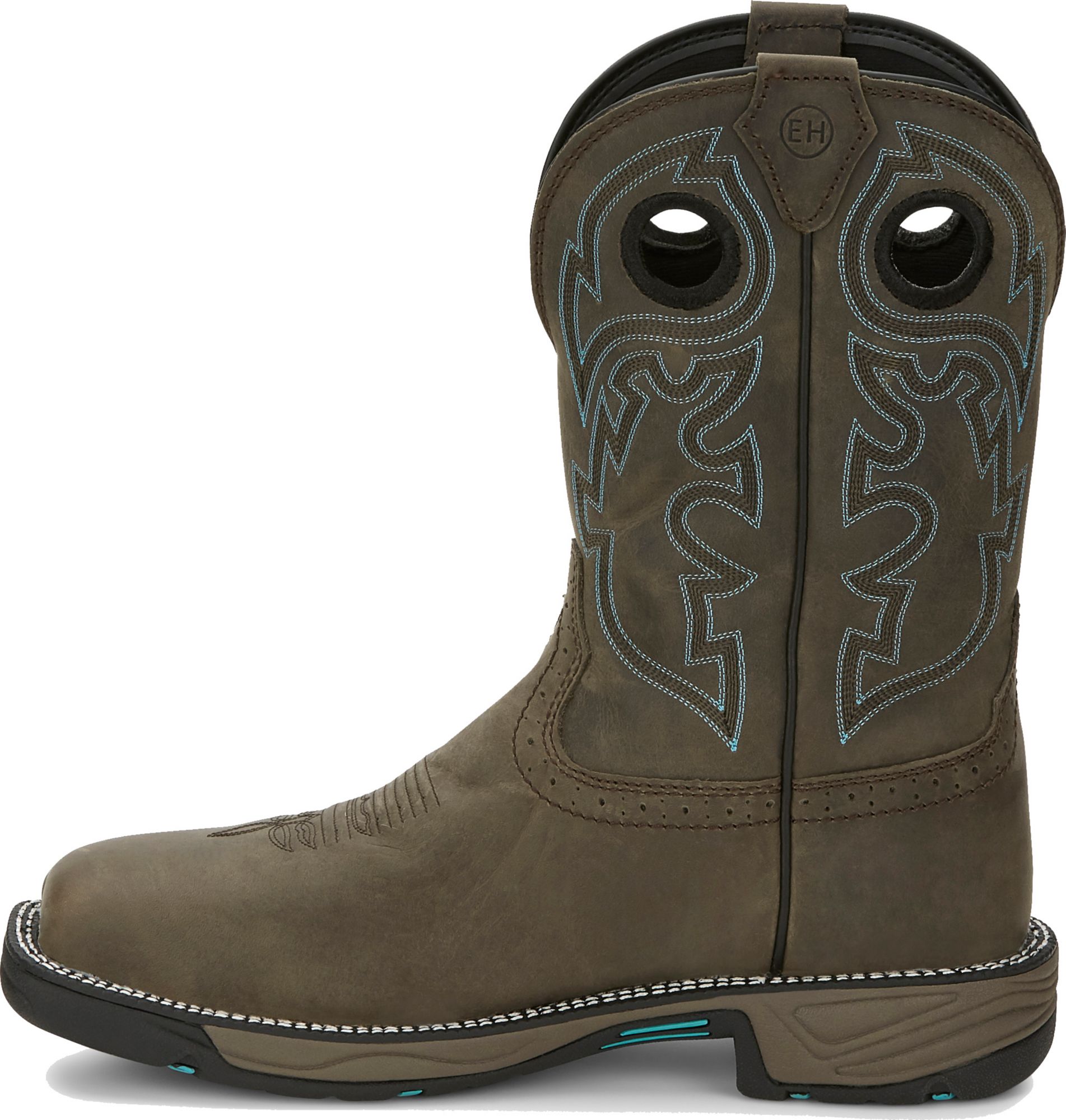 justin stampede waterproof work boots
