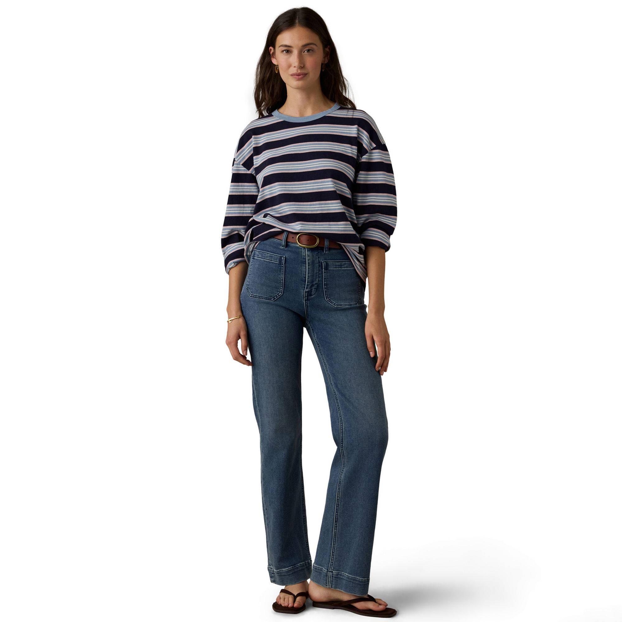 Faherty Women's Sunwashed Long Sleeve Retro T-shirt product image