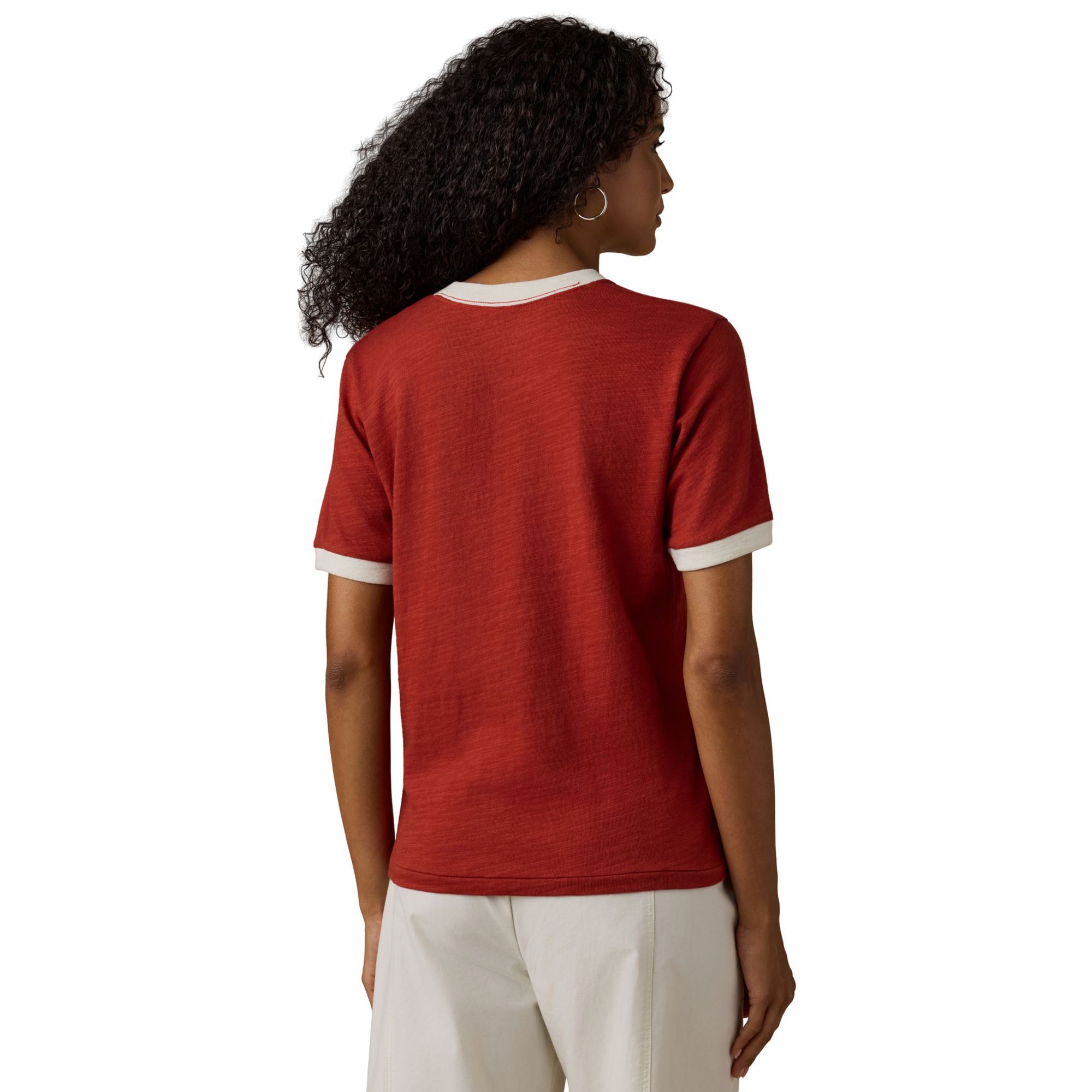 Faherty Women's Sunwashed Slub Camp T-Shirt product image
