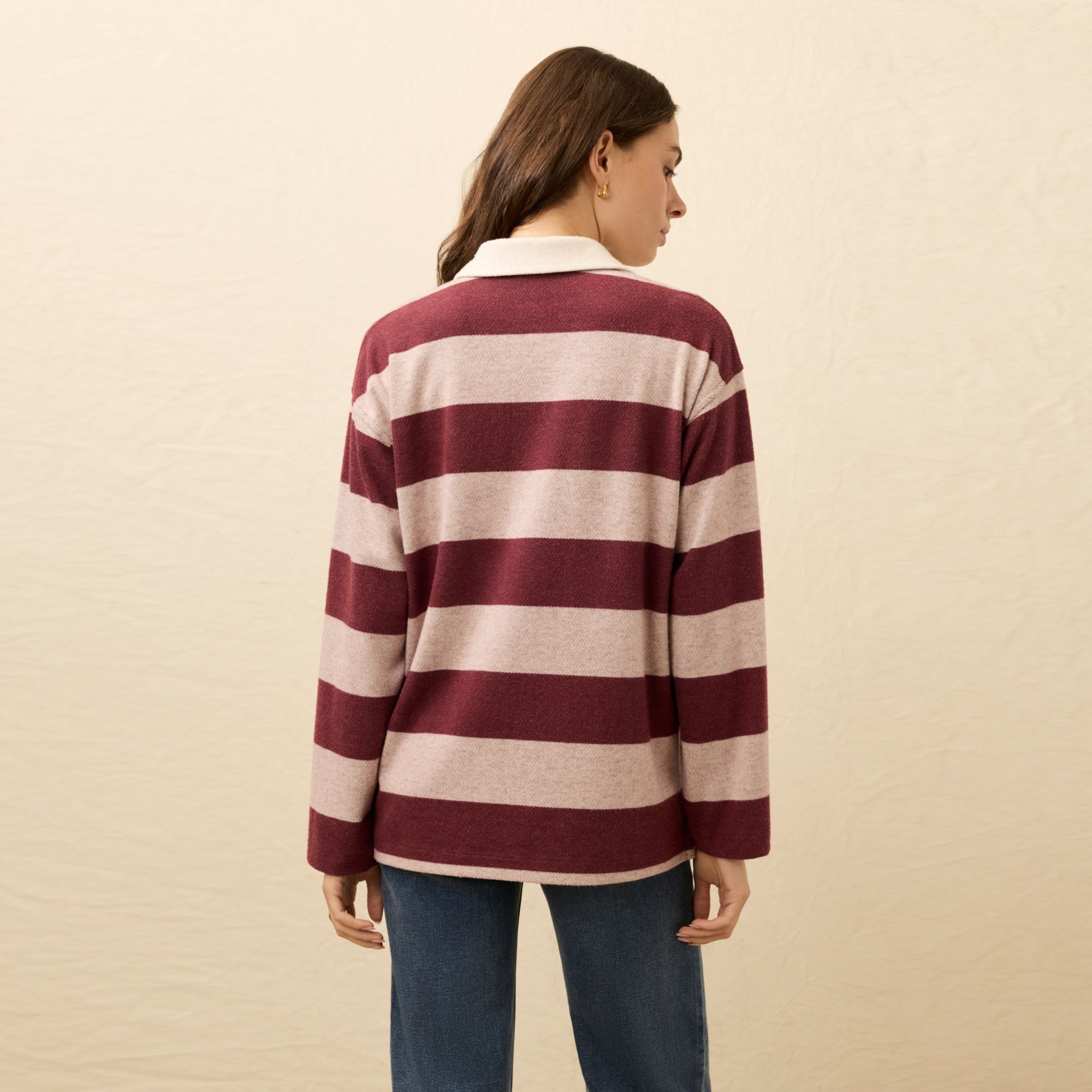 Faherty Women's Legend Sweater Rugby Popover Shirt product image