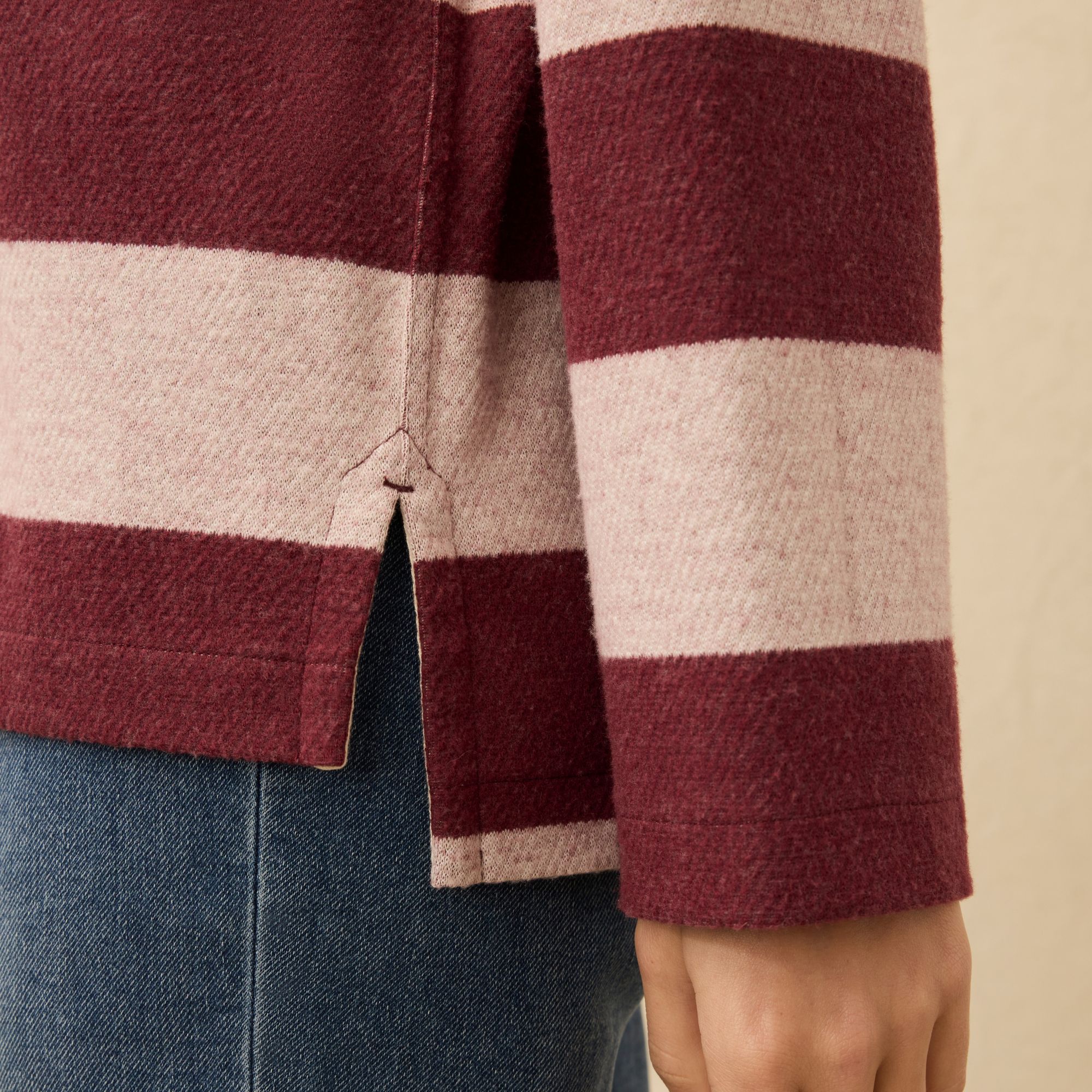 Faherty Women's Legend Sweater Rugby Popover Shirt product image