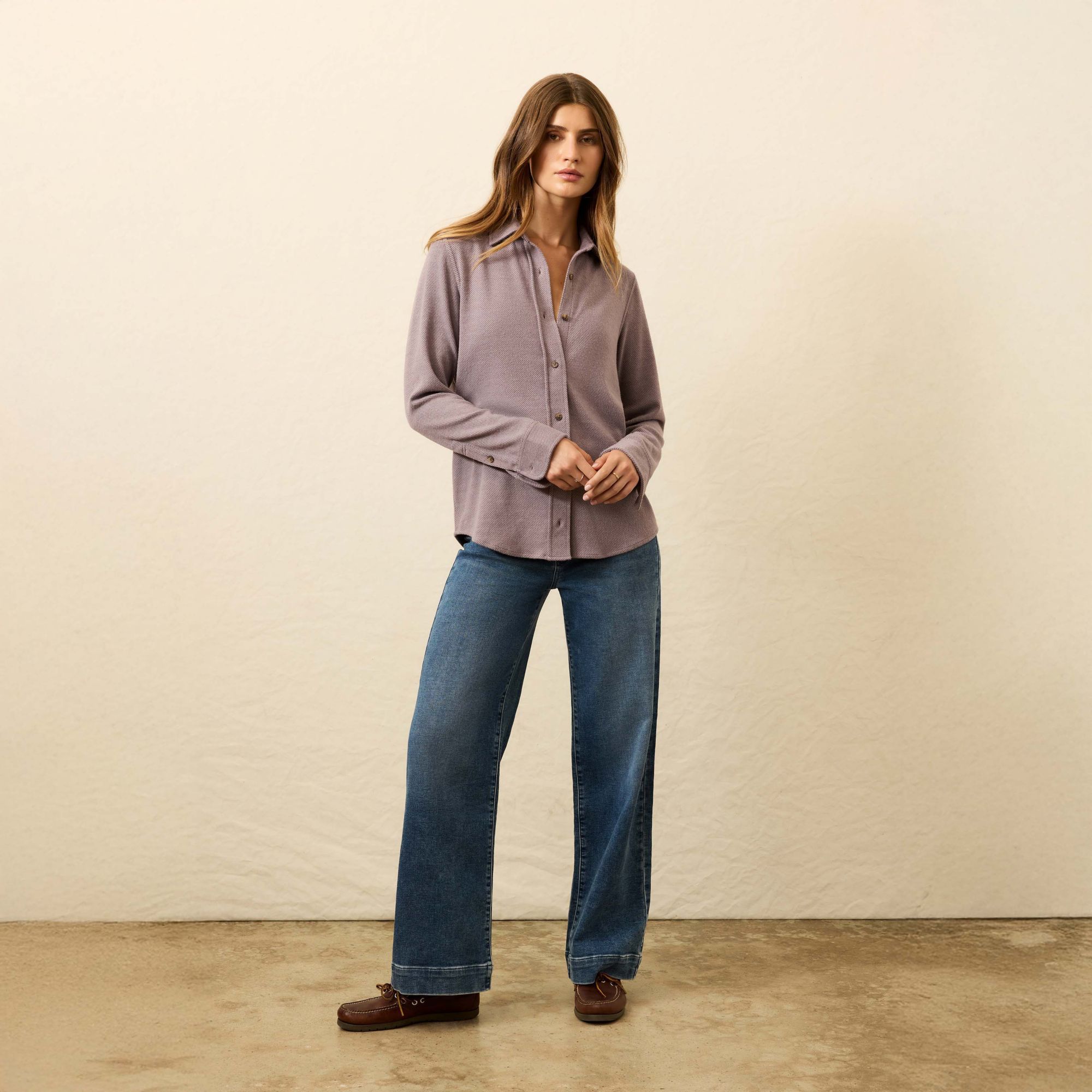 Faherty Women's Legend Sweater Classic Shirt product image