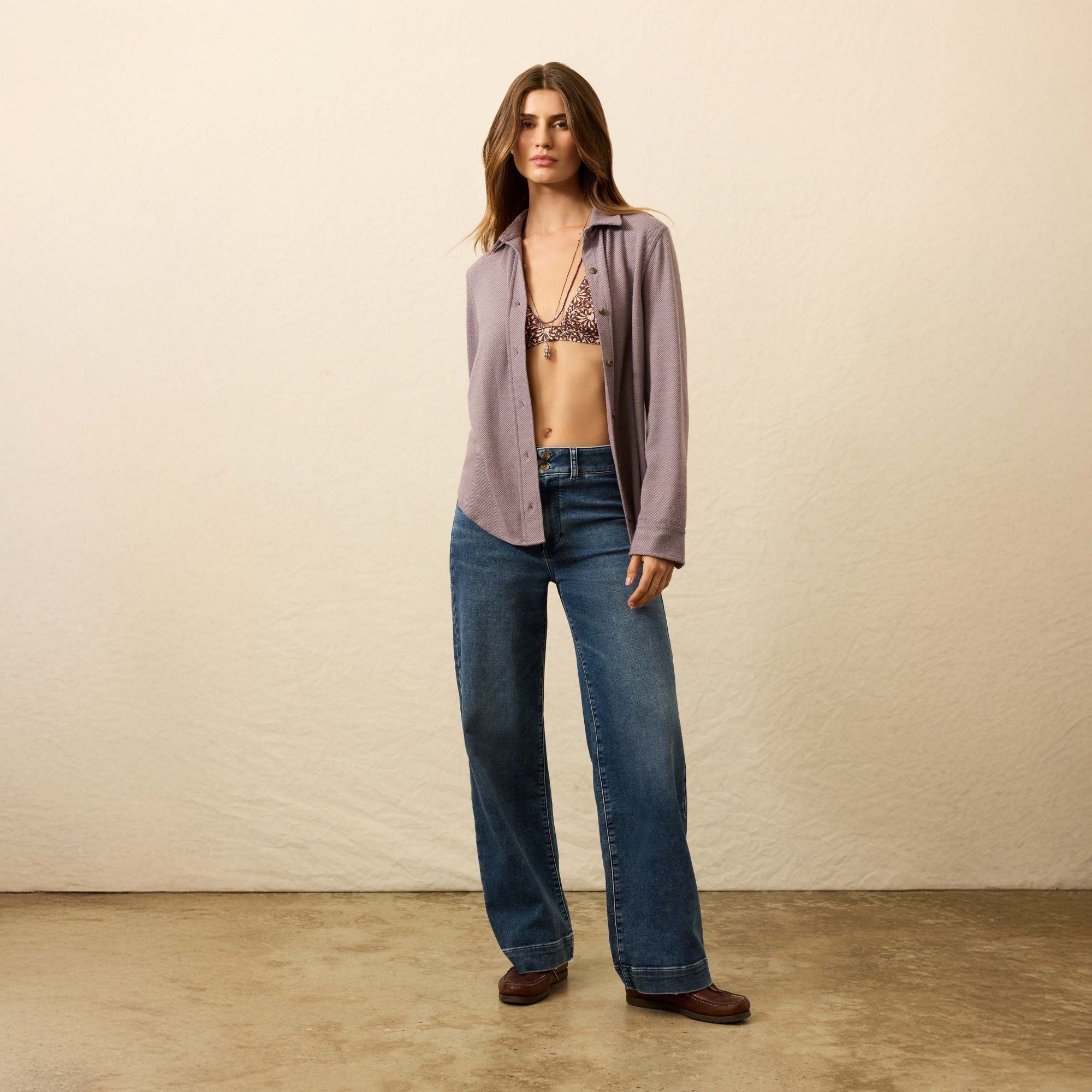 Faherty Women's Legend Sweater Classic Shirt product image