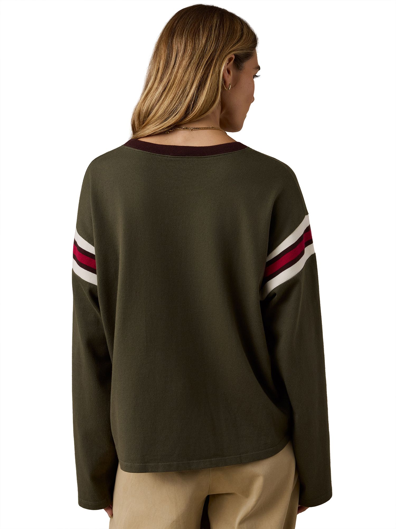 Faherty Women's Sport Jersey Throwback Long Sleeve T-Shirt product image