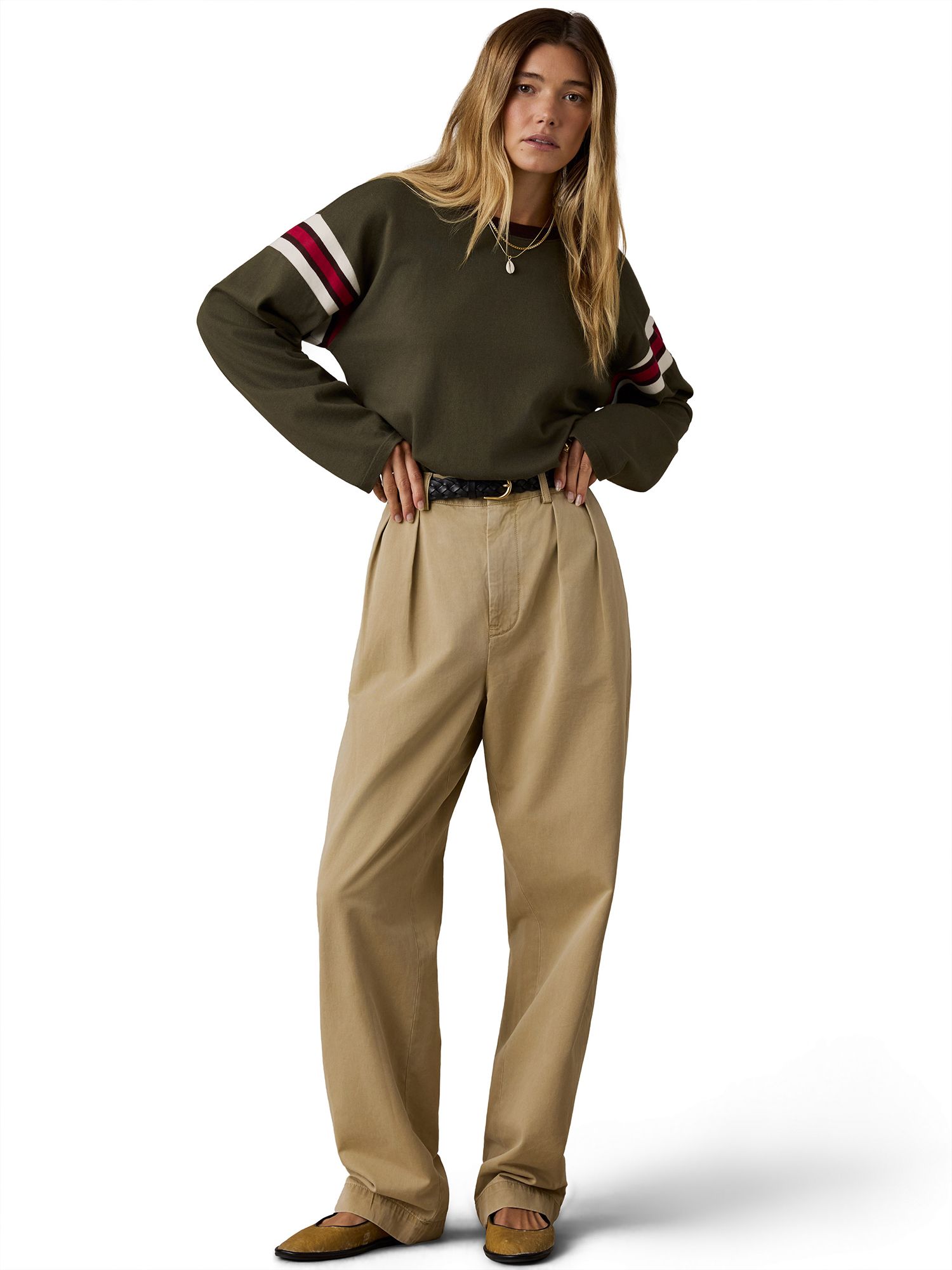 Faherty Women's Sport Jersey Throwback Long Sleeve T-Shirt product image