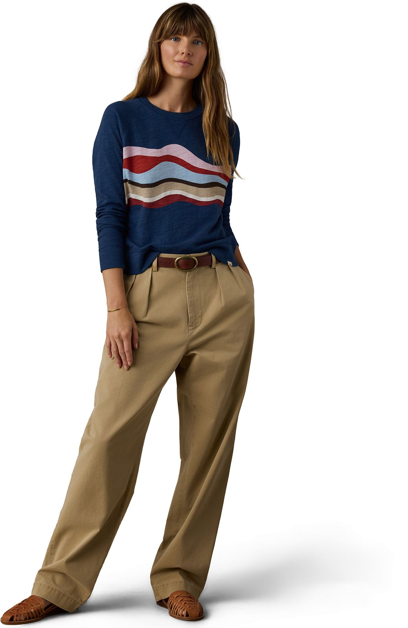 Faherty Women's Sunwashed Slub Crew product image