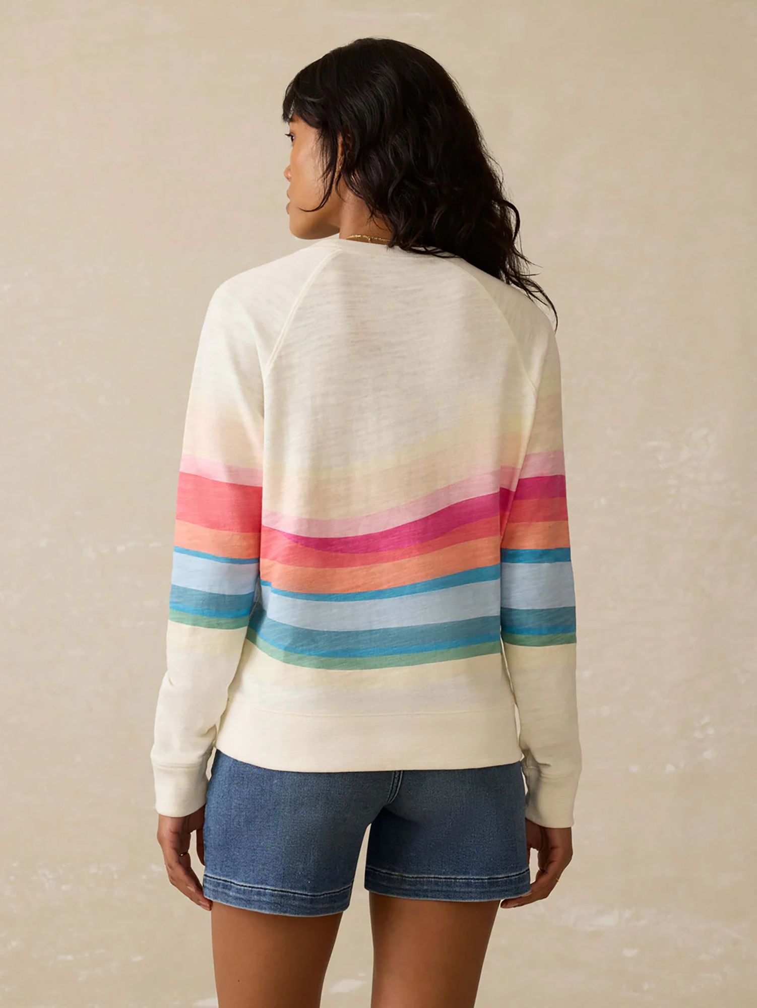 Faherty Women's Sunwashed Slub Crew product image