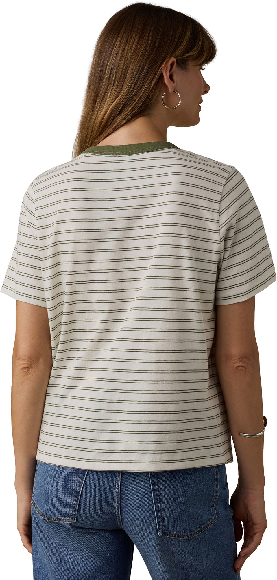 Faherty Women's Sunwashed Regenerative Cotton Essential Tee product image