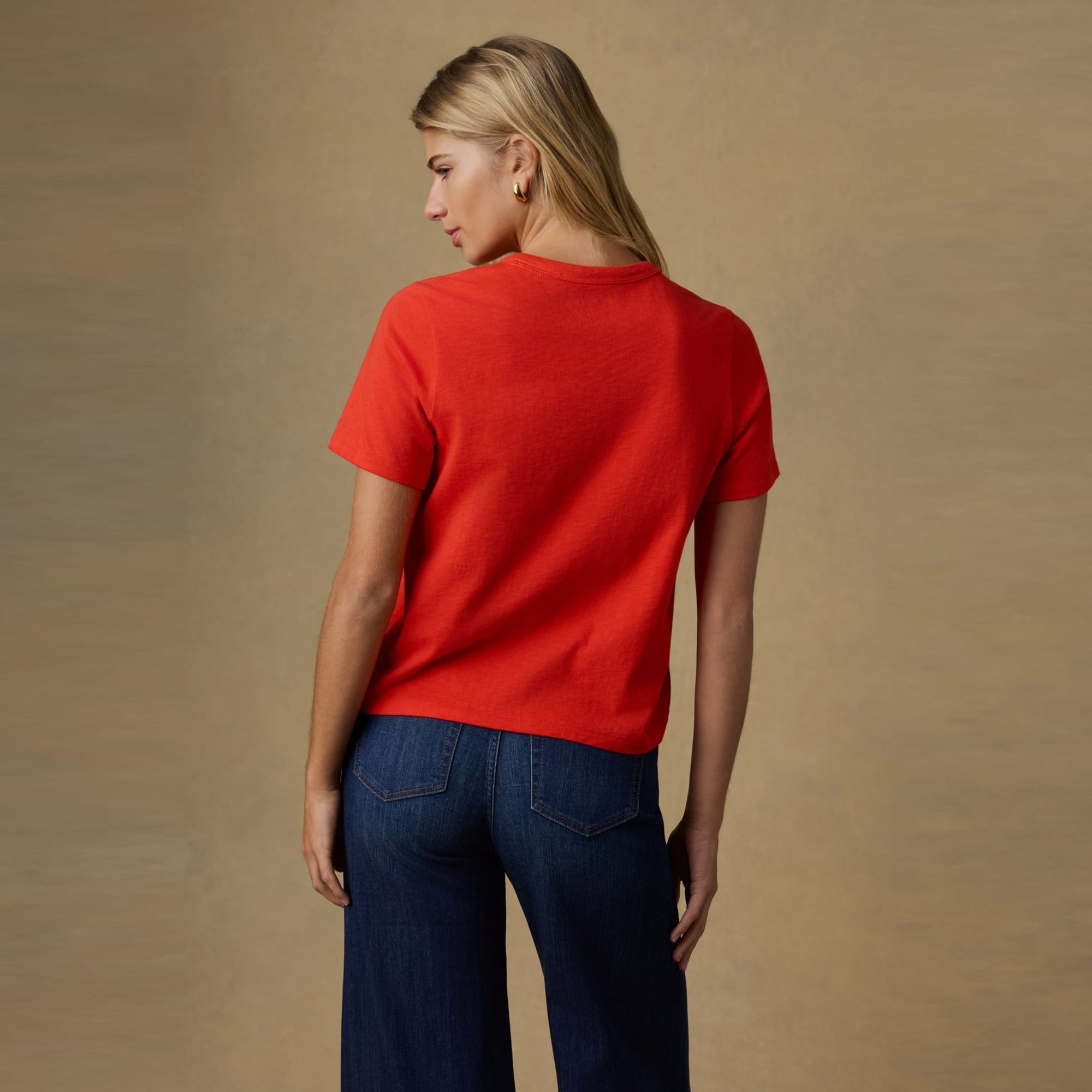 Faherty Women's Sunwashed Short Sleeve Crew T-Shirt product image