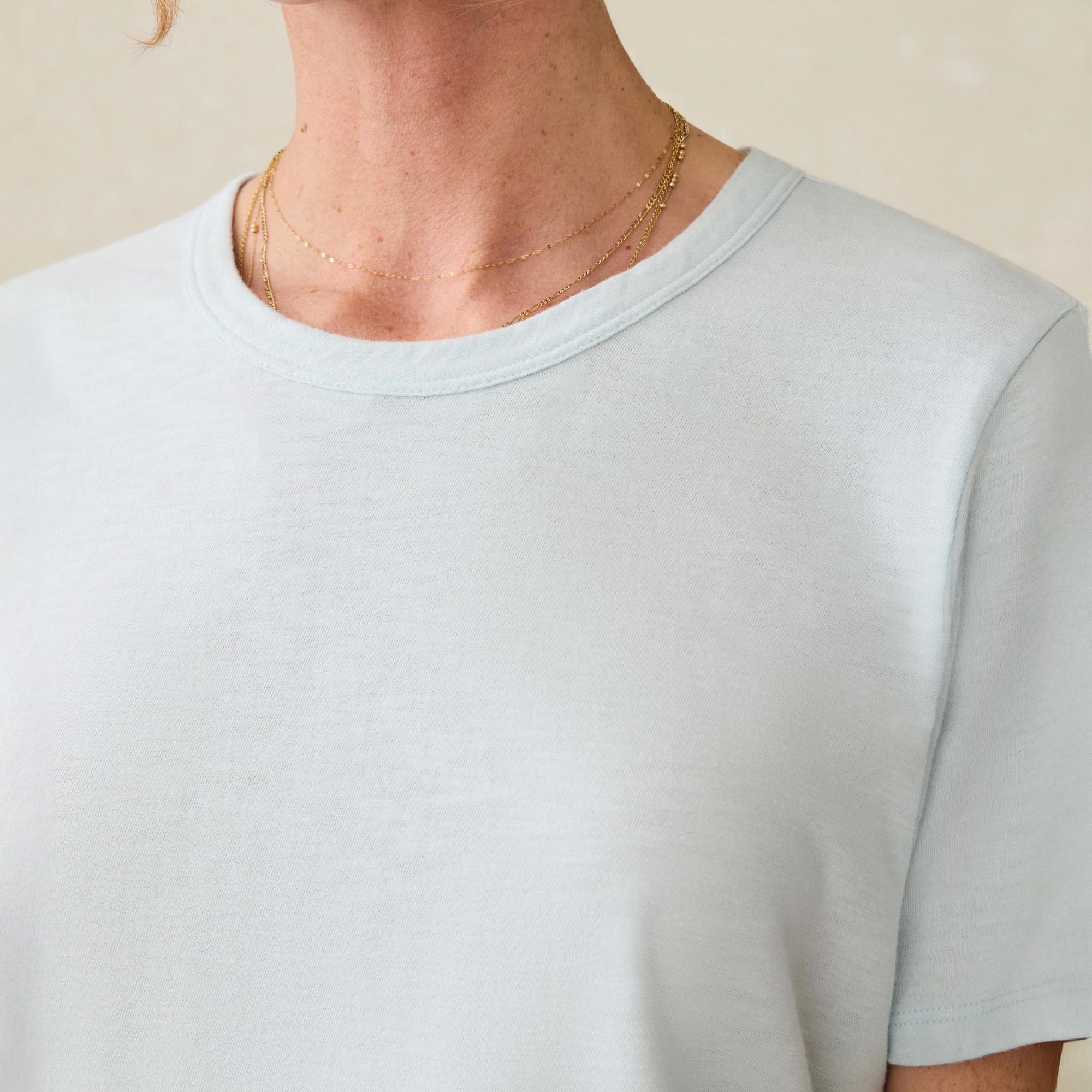 Faherty Women's Sunwashed Short Sleeve Crew T-Shirt product image