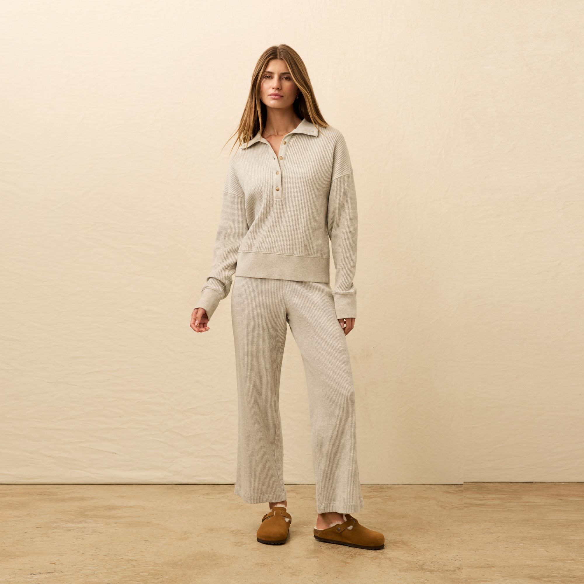 Faherty Women's Apres Waffle Henley product image