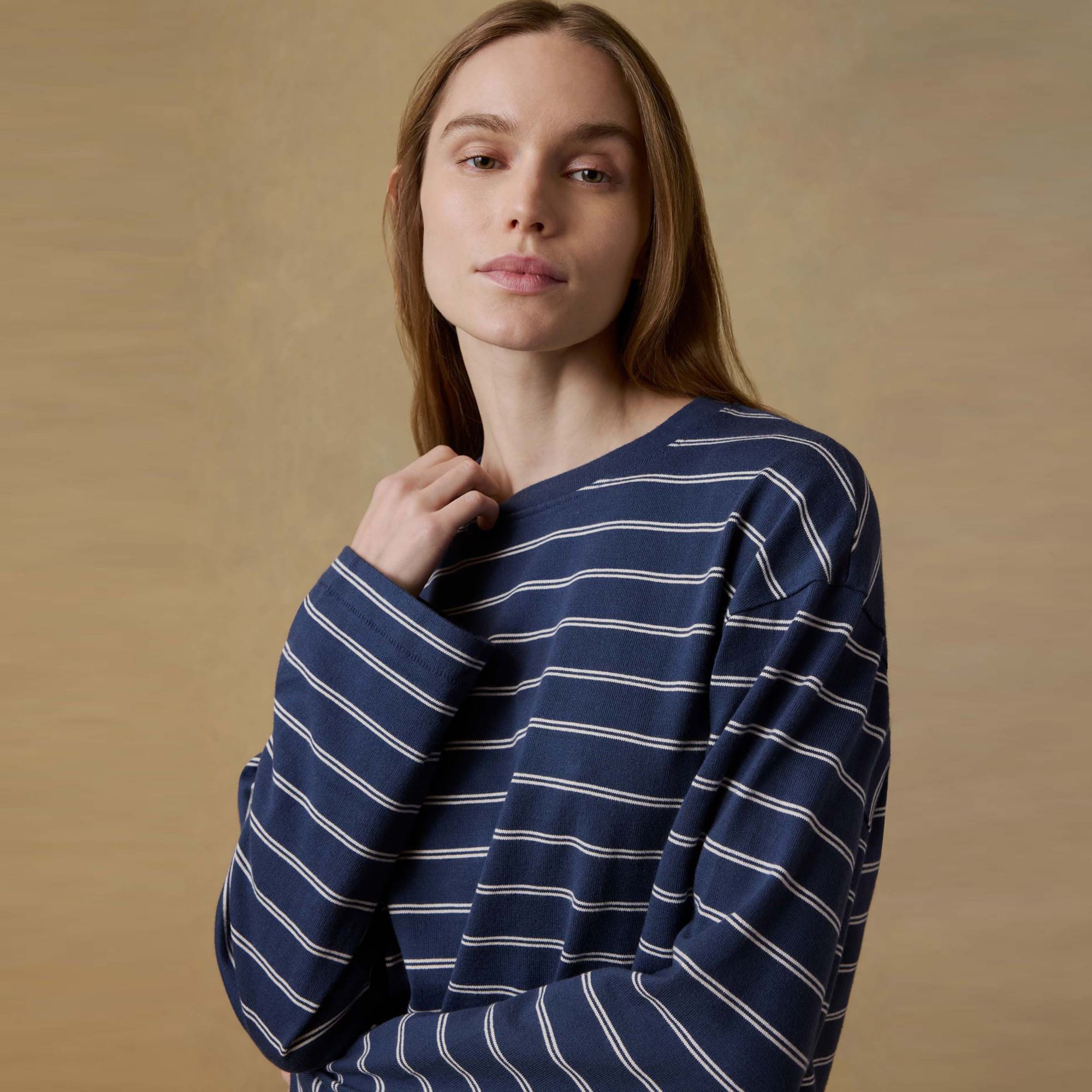 Faherty Women's Sport Jersey Long Sleeve Vintage T-shirt product image