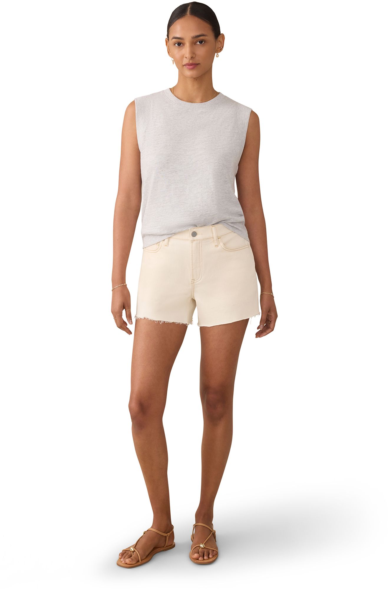 Faherty Women's Sunwashed Slub Muscle Tank product image