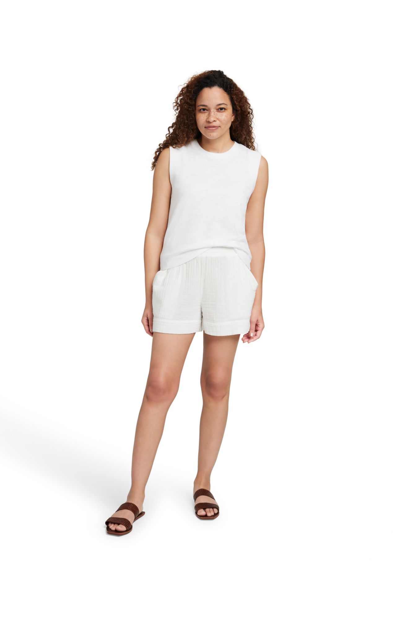 Faherty Women's Sunwashed Slub Muscle Tank product image