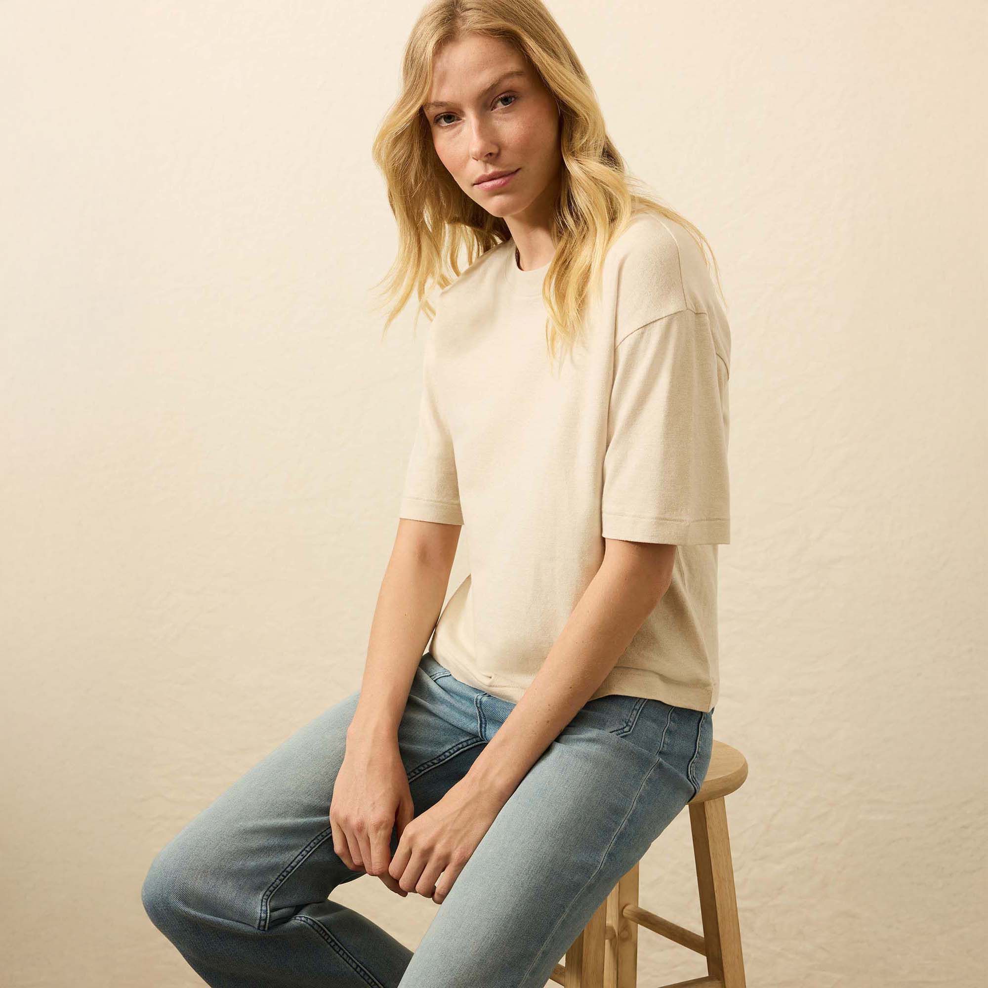 Faherty Women's Hemp Blend T-Shirt product image