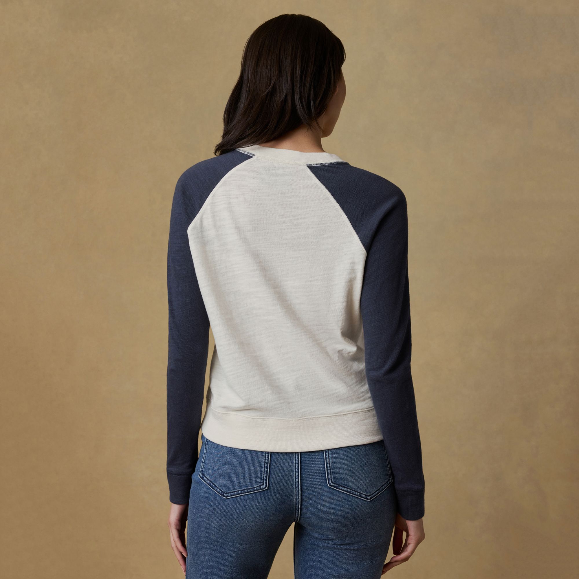 Faherty Women's Sunwashed Slub Crew product image