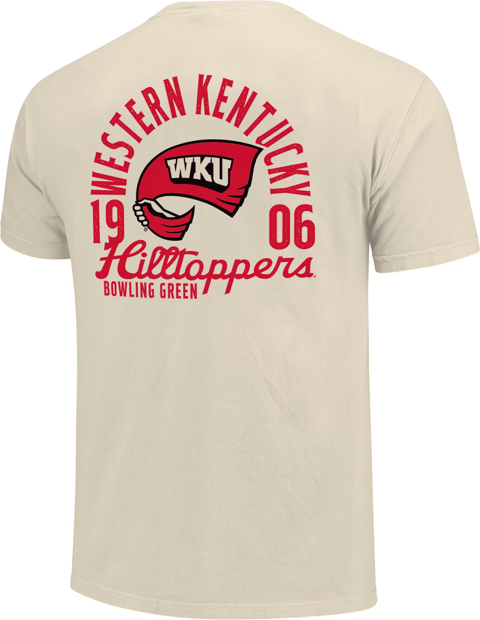 Image One Men's Western Kentucky Hilltoppers Ivory Mascot T-Shirt product image