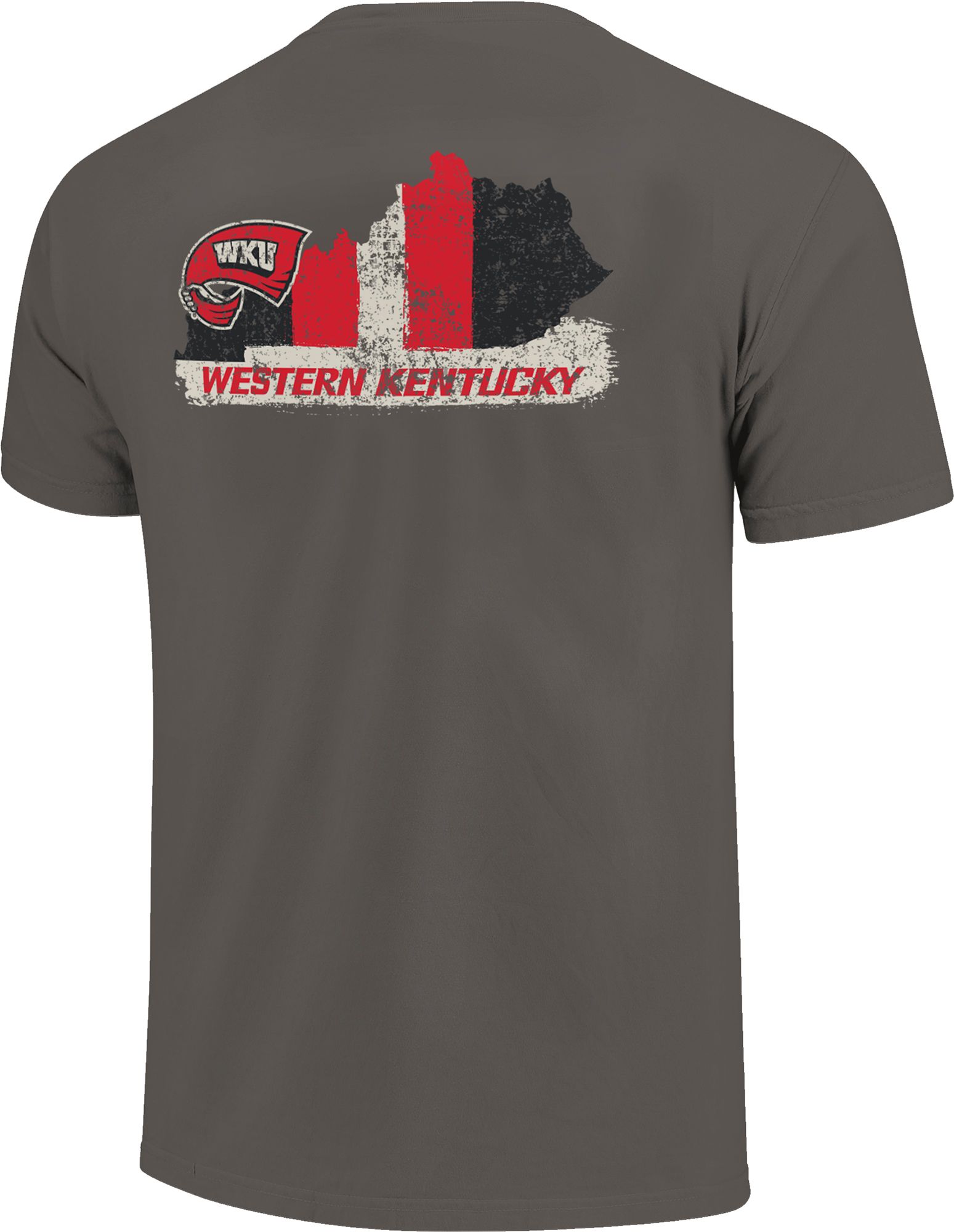 Image One Men's Western Kentucky Hilltoppers Grey Football Stripes T-Shirt product image