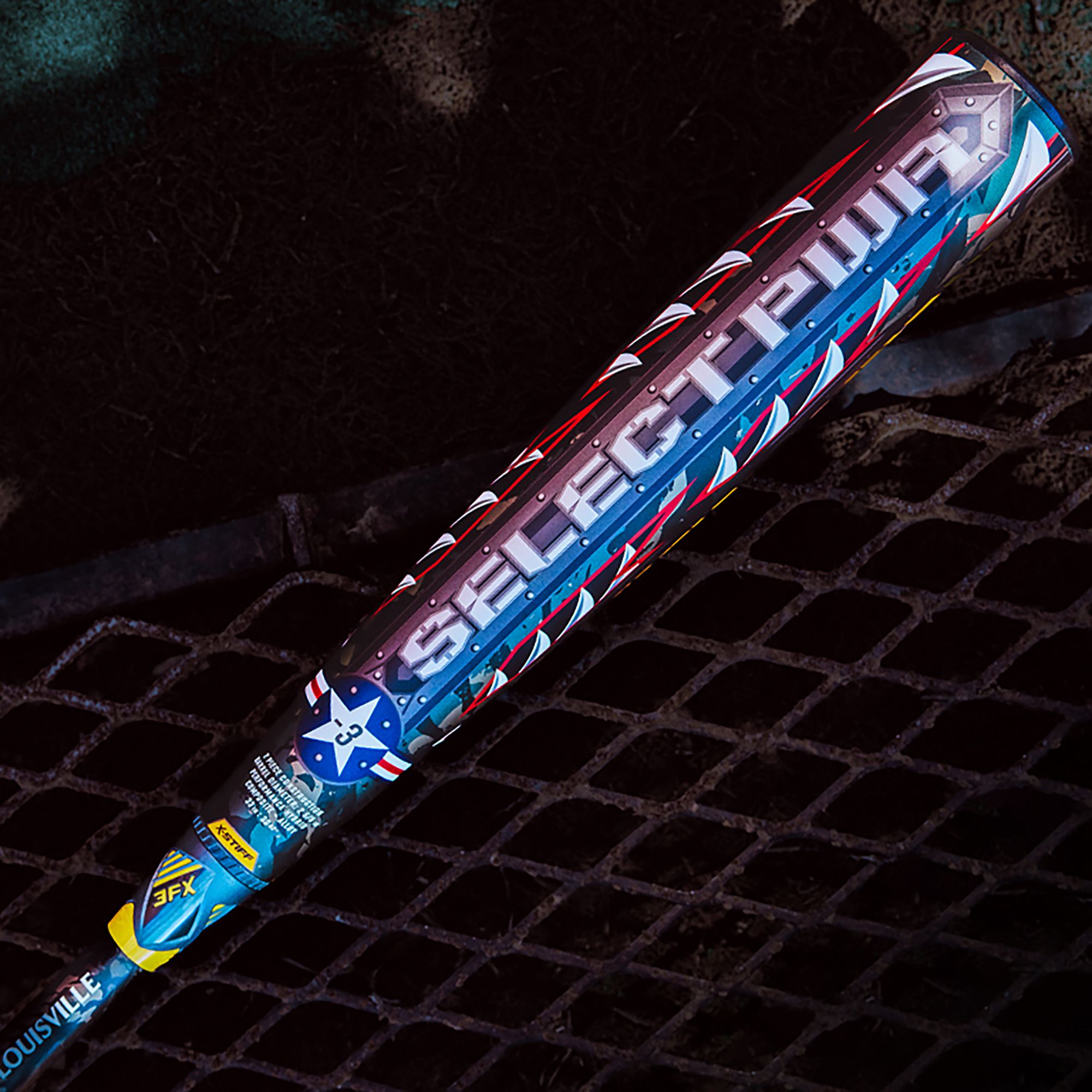 Louisville Slugger Select PWR Tiger Shark Hybrid BBCOR Bat 2026 (-3) product image